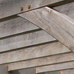 Green oak pergola 