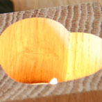 BGO Lovers' Tealight holders in seasoned oak. £15 a pair