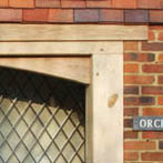 Green oak porch frame