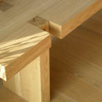 Quarter sawn seasoned oak side table