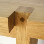 Quarter sawn seasoned oak side table
