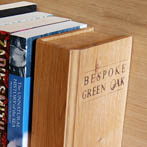 BGO green oak book ends. £30 a pair